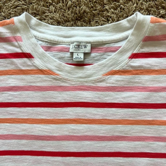 J-Crew Stripped long sleeve top - Picture 4 of 8